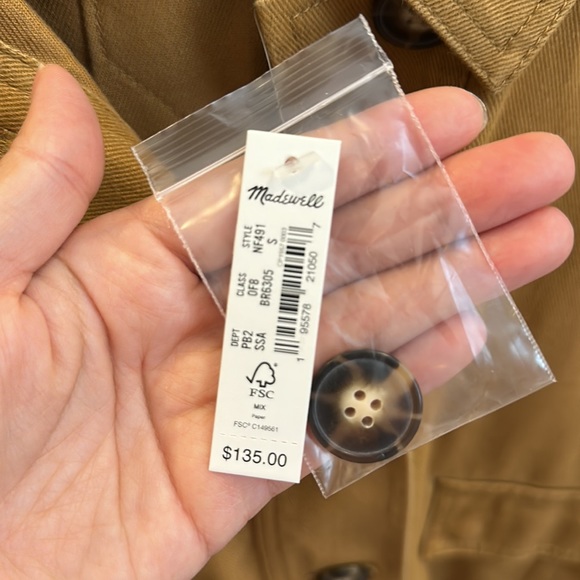 Madewell swing jacket (new with tag) - Picture 10 of 10